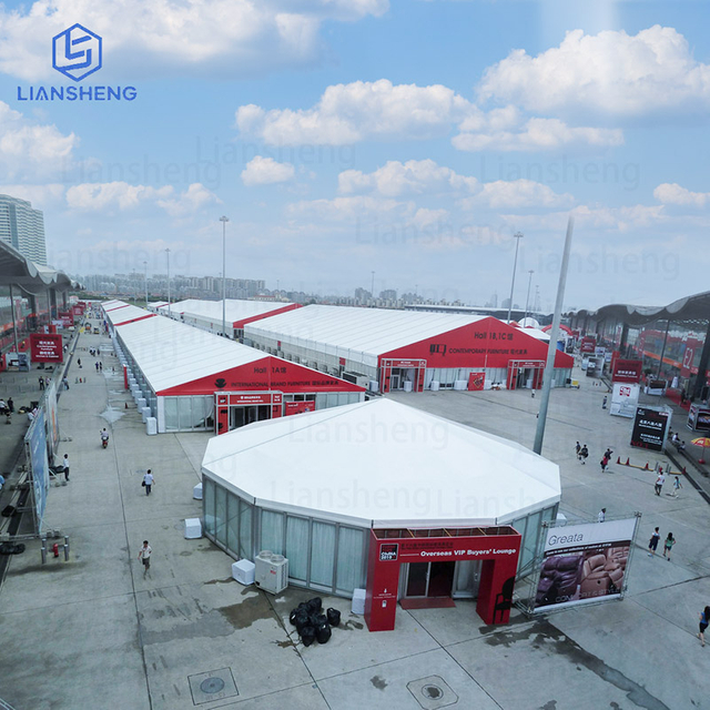 Tente d'événement en plein air de luxe pour grand salon commercial