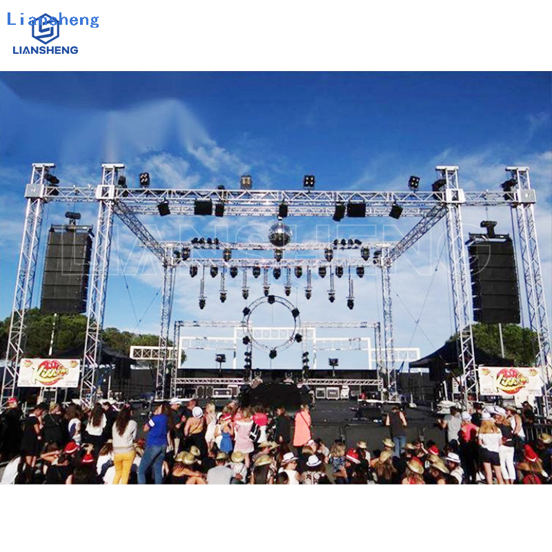 Système de fermes de toit en aluminium pour scène de mariage et de concert en plein air, lumières DJ de haute qualité, Festival de musique