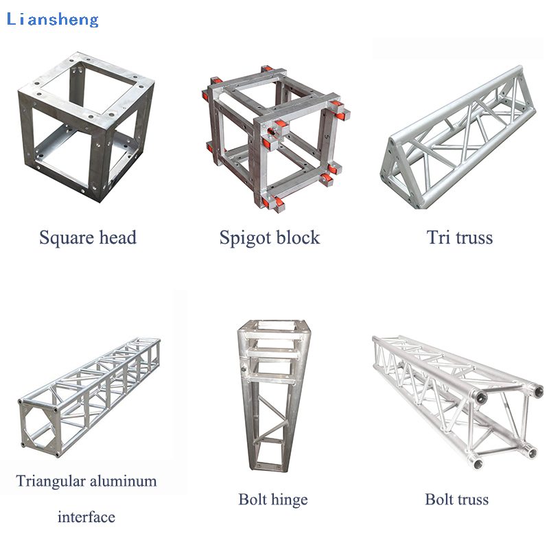 Botte en aluminium pour concerts en plein air, haut-parleur de scène pour événements, robinet de levage, éclairage pour DJ, affichage