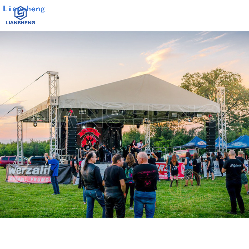 Système de fermes de toit en aluminium pour scène de mariage et de concert en plein air, lumières DJ de haute qualité, Festival de musique