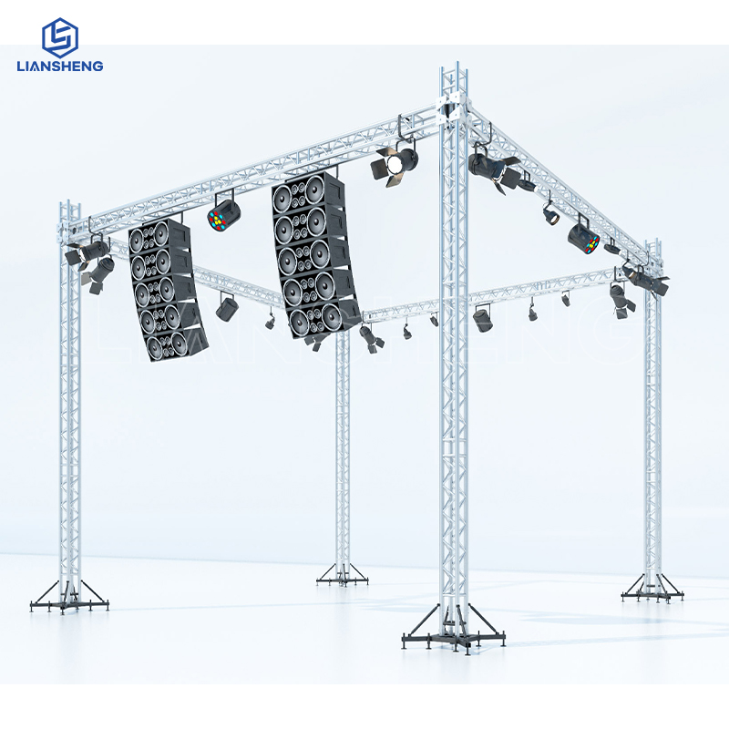 Cadre de scène en aluminium pour Concert de Podium extérieur, avec supports de système de levage d'affichage en treillis, meilleure vente