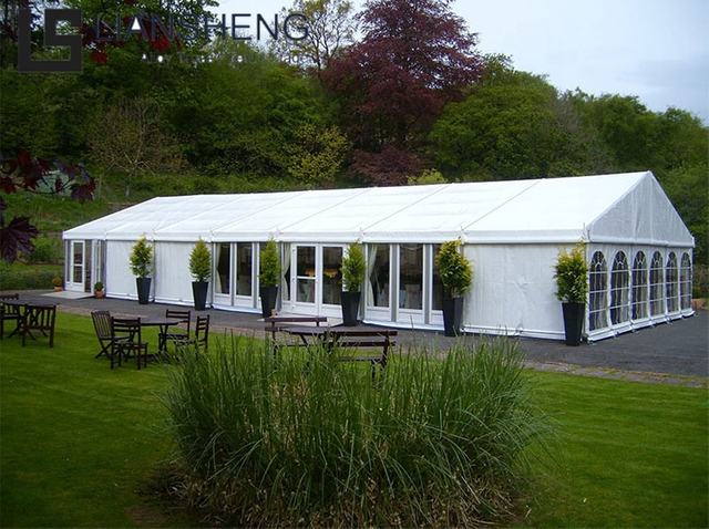 Tente d'événement en plein air de haute qualité, cadre en alliage d'aluminium, tente de salon commercial, mur ABS personnalisé pour les entreprises