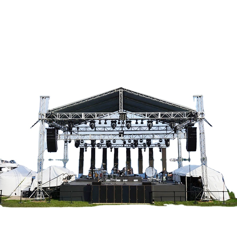 Cadre de scène en aluminium pour Concert de Podium extérieur, avec supports de système de levage d'affichage en treillis, meilleure vente