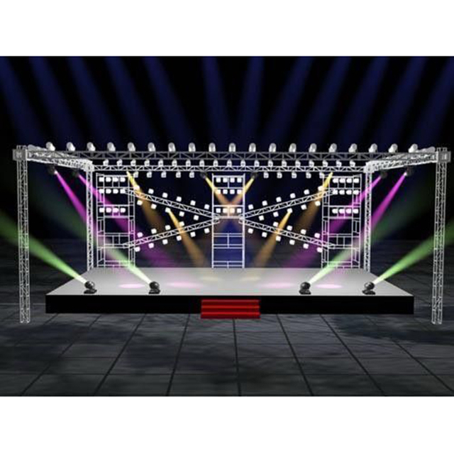 Scène extérieure faite sur commande de système de ferme de Lage de prix usine à vendre en dehors du podium d'étape de concert d'alliage d'aluminium 