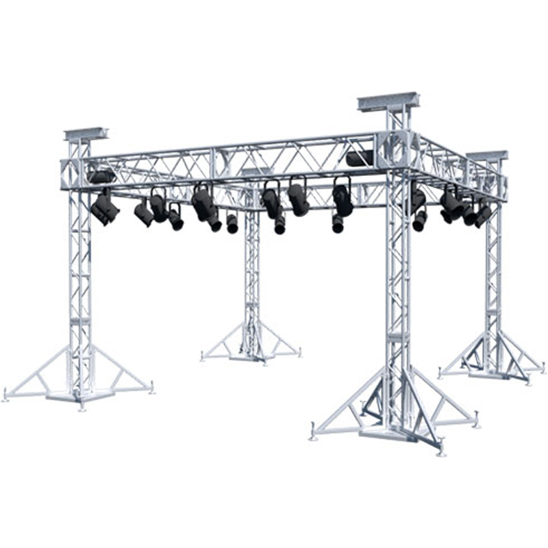 Podium de scène extérieure de vente chaude pour événement de concert et affichage en aluminium de treillis de conception gratuite