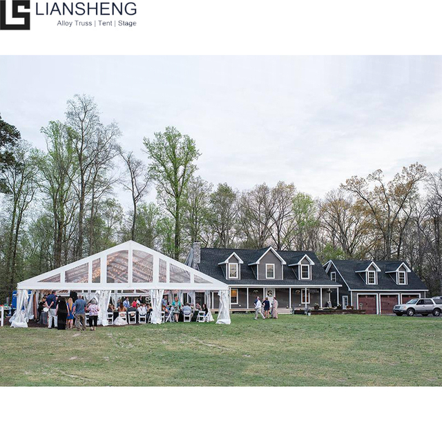 Tente extérieure de mariage de cadre en aluminium pour 200 300 400 500 invités