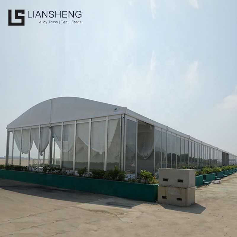 [Série Sky Dome] Tente d'exposition extra-large de 30 × 70 m — Espace artistique sans colonnes de 2 100㎡, redéfinissant les possibilités illimitées de l'architecture d'exposition