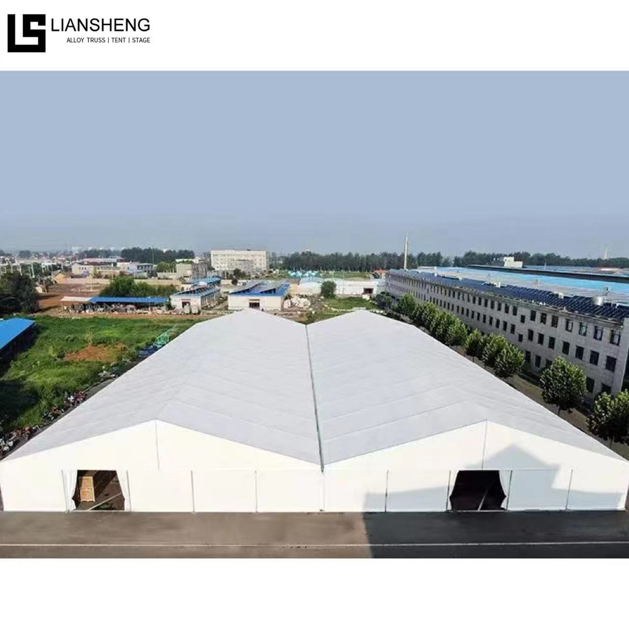 Chapiteau de mariage en PVC en aluminium pour 500 personnes