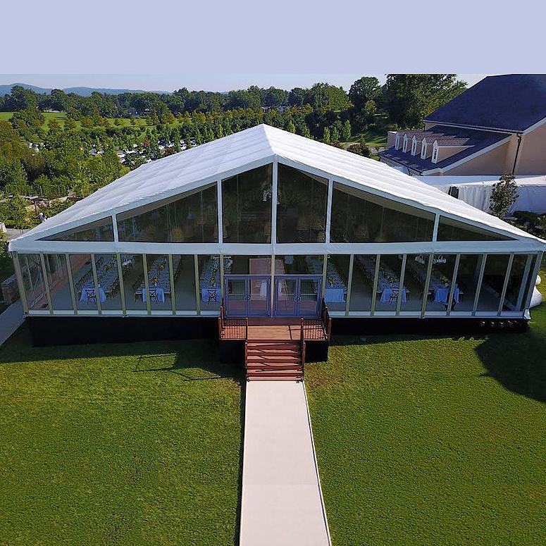 Tente de stockage permanente extérieure, structure en aluminium, tente d'entrepôt, tente d'exposition pour événements de mariage