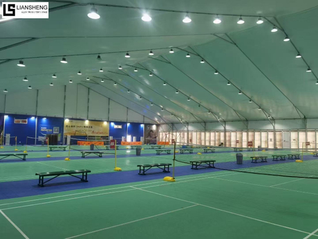 Tente de sport polygonale en alliage d'aluminium pour événements, stades, piscines et compétitions à grande échelle