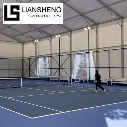 Tente coupe-vent de luxe, auvent imperméable en PVC, tente de terrain de basket-ball, cadre en aluminium, Structure permanente, tente de sport