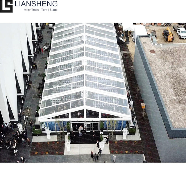 Personnaliser haute qualité petite 50-100 personnes en aluminium blanc extérieur 10X10 doublure de mariage tente de fête