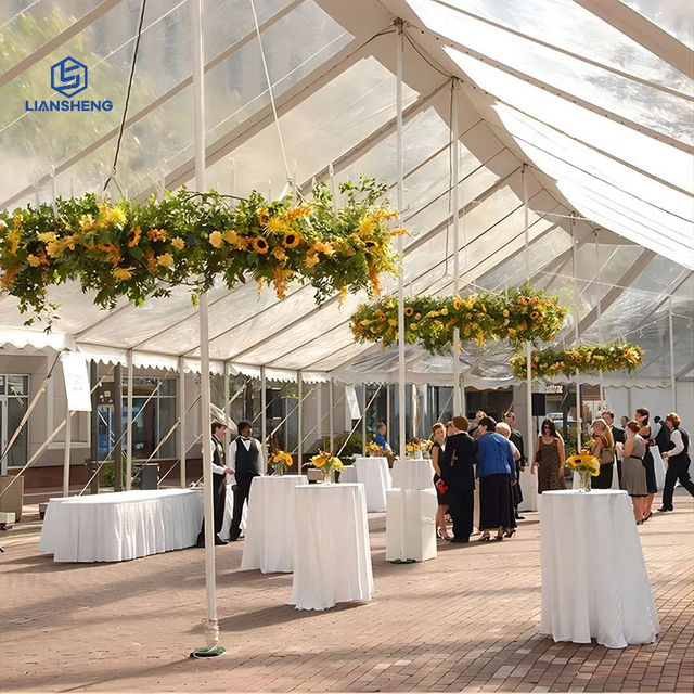 Liansheng · Pavillon Dôme Étoile | Tente de mariage panoramique transparente (15 m x 25 m sur mesure)