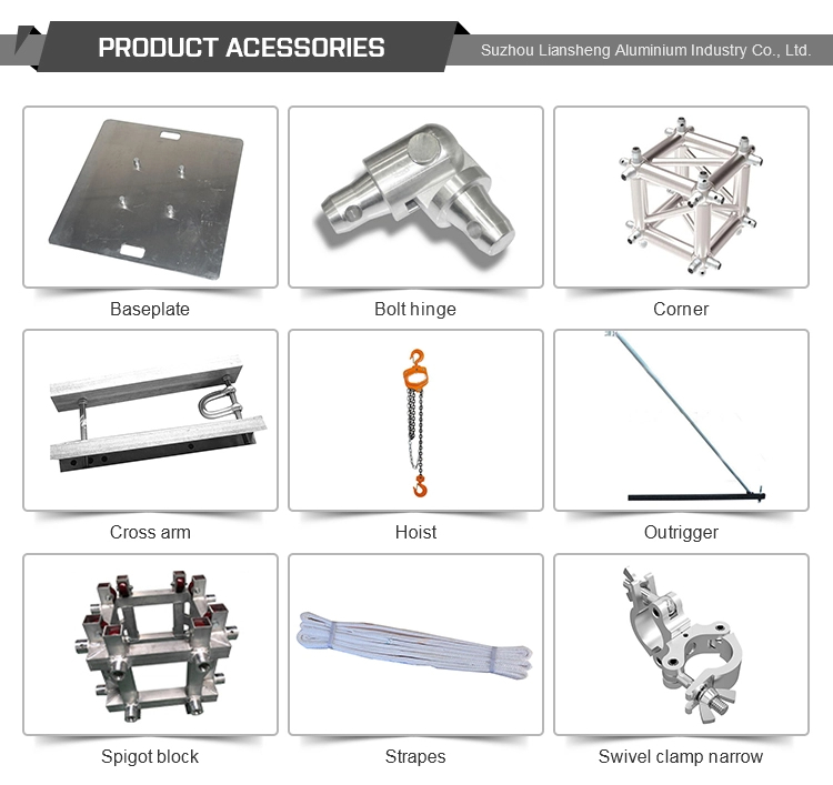 Sc&egrave;ne de mariage pliante en aluminium et verre portable