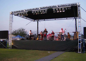 Le DJ fait sur commande de système d'affichage de botte en aluminium allume l'OEM de botte de broche