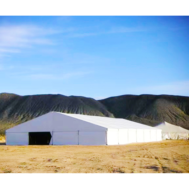 Grande tente d'entrepôt robuste avec structure en aluminium