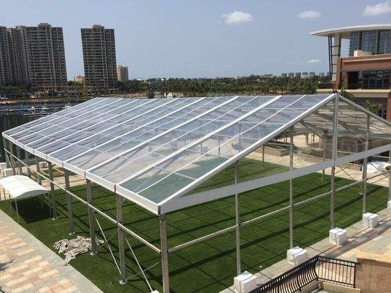 500 800 1000 personnes tentes de luxe de chapiteau de mariage à toit transparent à vendre tente transparente pour mariage