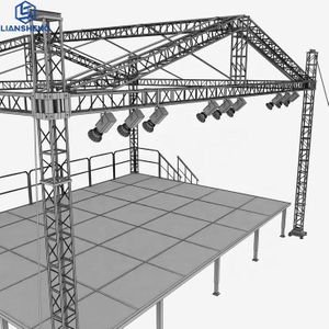 Système de plate-forme d'étape d'événement de représentation de botte d'éclairage d'alliage d'aluminium fort en gros