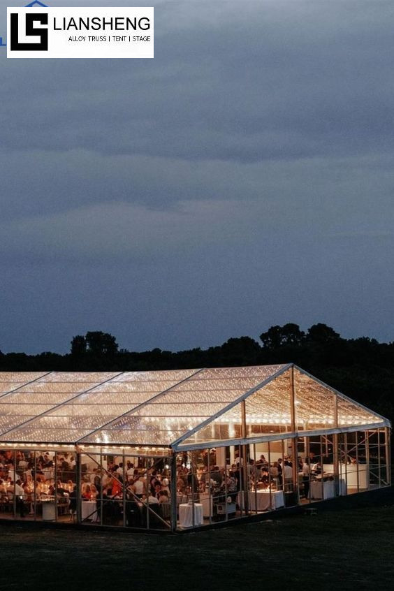 Grand fabricant de tente de mariage à cadre en aluminium transparent Fournisseur luxueux de tente d'événement de fête