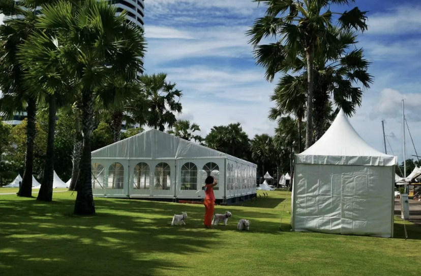 Cadre en aluminium de qualité supérieure 300-500 sièges tente de mariage