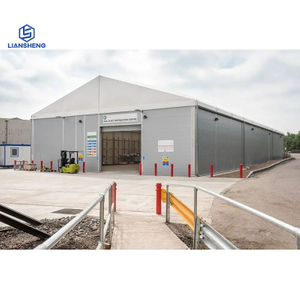 Tente d'entrepôt de chapiteaux de cadre en aluminium de tente de PVC blanc plus grande en gros
