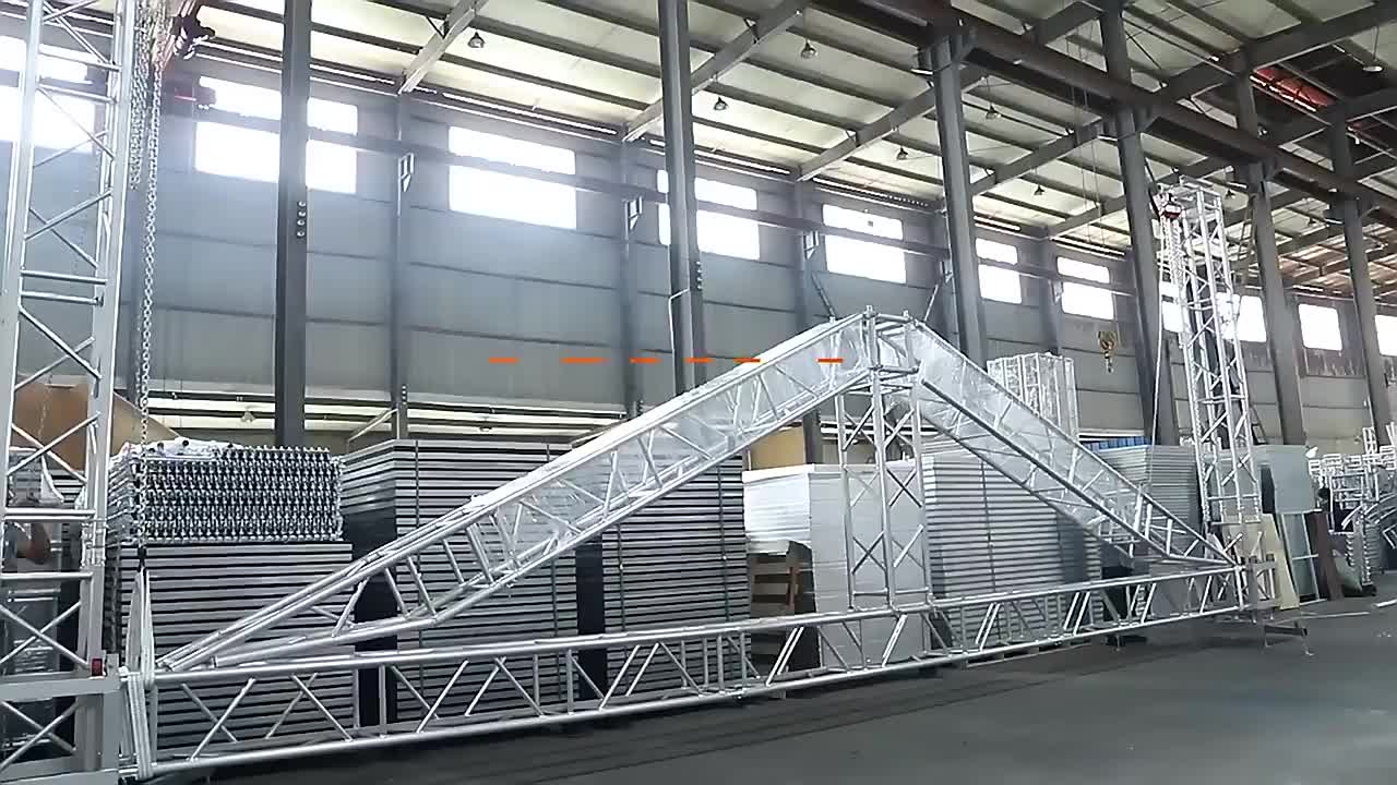 Système de treillis de scène en aluminium extérieur de haute qualité pour l'affichage du haut-parleur