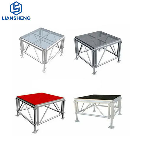  Liansheng · Tuile de scène | Système de panneau de scène modulaire de 0,6 m