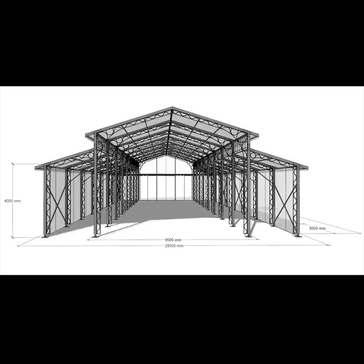 Tente d'atrium à cadre en aluminium de tente de chapiteau d'espace Transparent à cadre en A pour événements en plein air, expositions de mariage et de fête