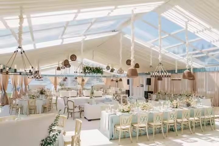 Tente de chapiteau de mariage tentes de fête transparentes à vendre