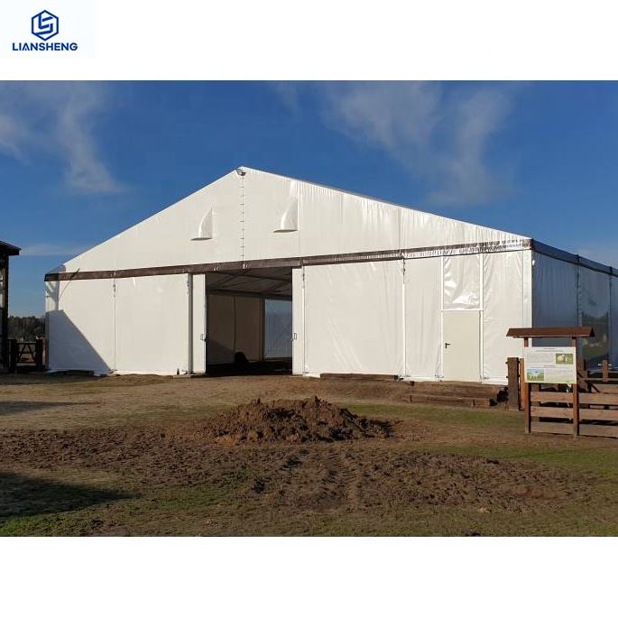 Tentes en aluminium modulaires résistantes imperméables durables de 20x50m pour la structure d'entrepôt