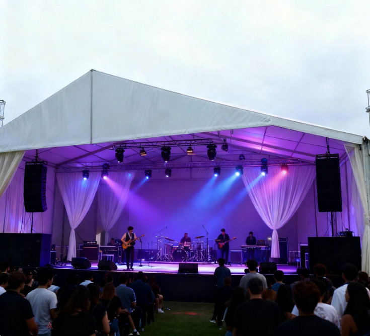 [Série Cloud Hall] Tente de mariage exclusive de 20 × 50 m – Utiliser une lumière douce comme un pinceau pour tisser une romance tranquille