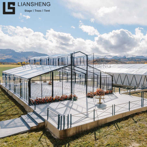 Chapiteau élégant en PVC transparent ApexView