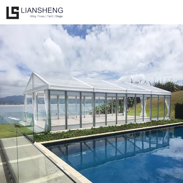 Grande tente d'église de cadre en aluminium pour les tentes extérieures de chapiteau d'événement 15x30m