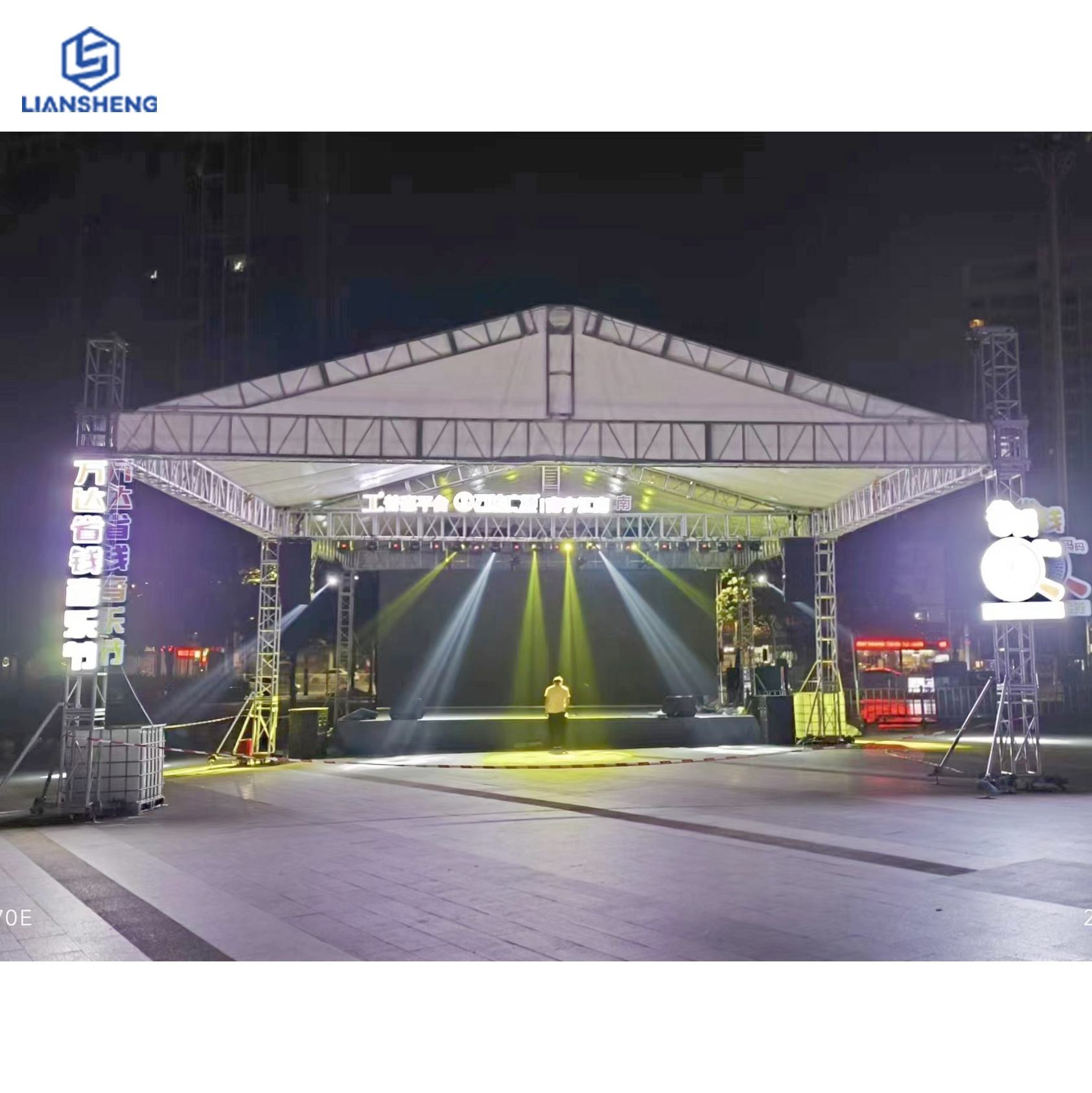 Botte en aluminium d'exposition de botte de soutien au sol de plate-forme d'étape mobile d'étape de botte