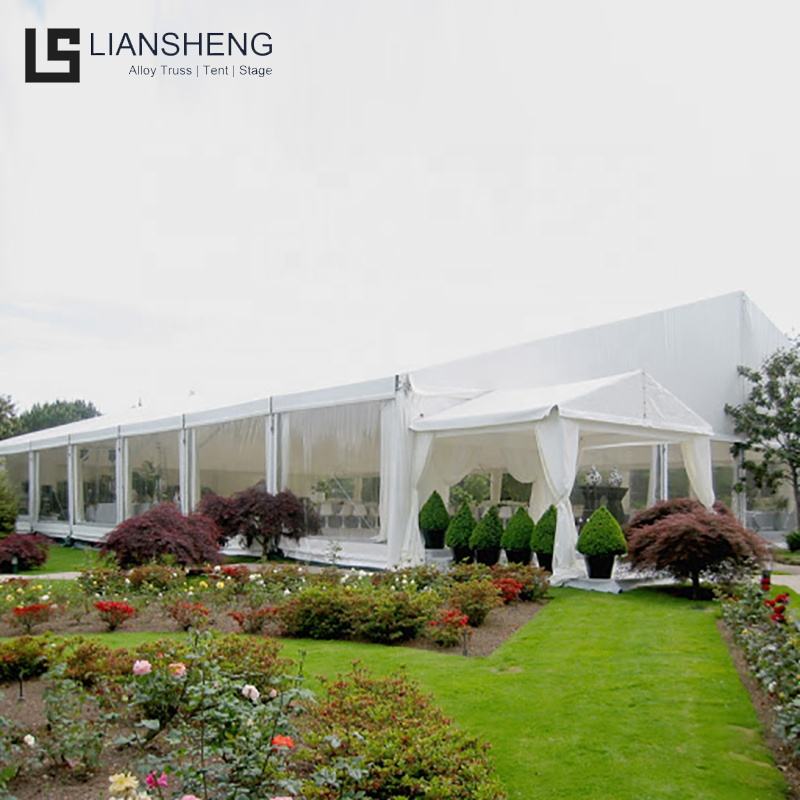 Tentes extérieures transparentes d'événement de tente de mariage de chapiteau de cadre en aluminium extérieur de 20 x 40