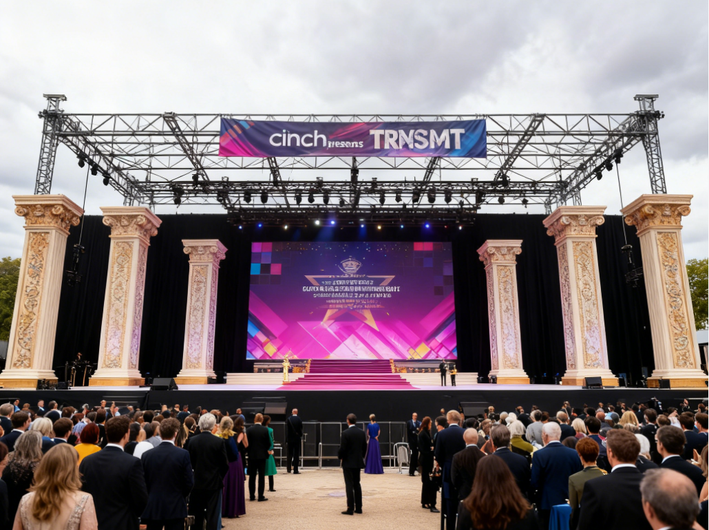 Système de ferme en aluminium pour grande scène de concert de 20 m × 40 m