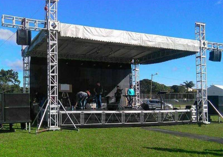 Le DJ fait sur commande de système d'affichage de botte en aluminium allume l'OEM de botte de broche