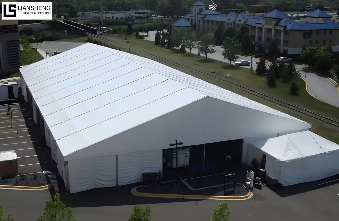 Tente de stockage industrielle temporaire &agrave; prix d'usine