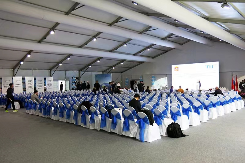 Tente d'exposition à cadre en aluminium de qualité supérieure 