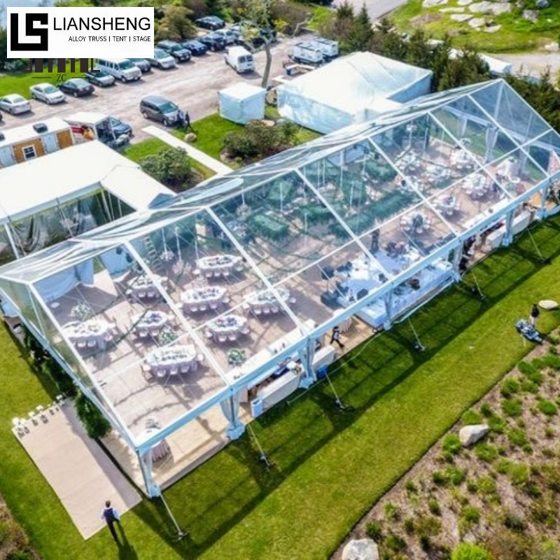 Tente transparente – Structure claire et élégante pour événements de luxe