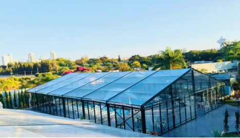  Chapiteau d'atrium à cadre