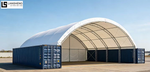 Tente Shell – Tente événementielle incurvée en aluminium pour fêtes, expositions et événements de luxe en plein air