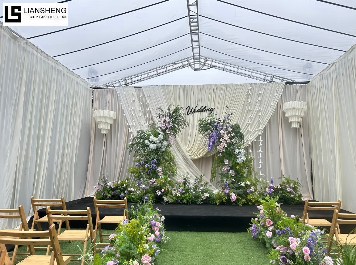 Chaîne de fabricant de tentes de mariage en aluminium