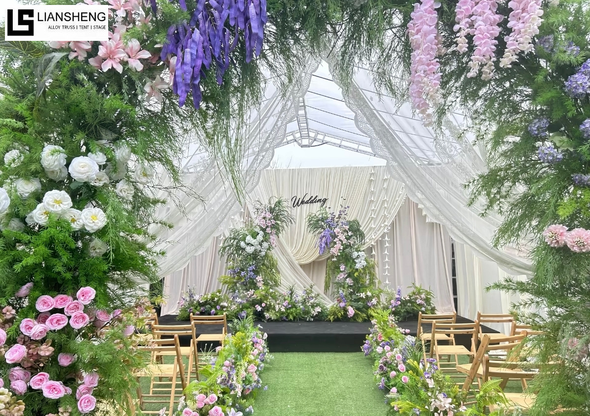 Chaîne de fabricant de tentes de mariage en aluminium