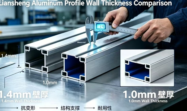 Les profils en alliage d'aluminium ne rétrécissent pas