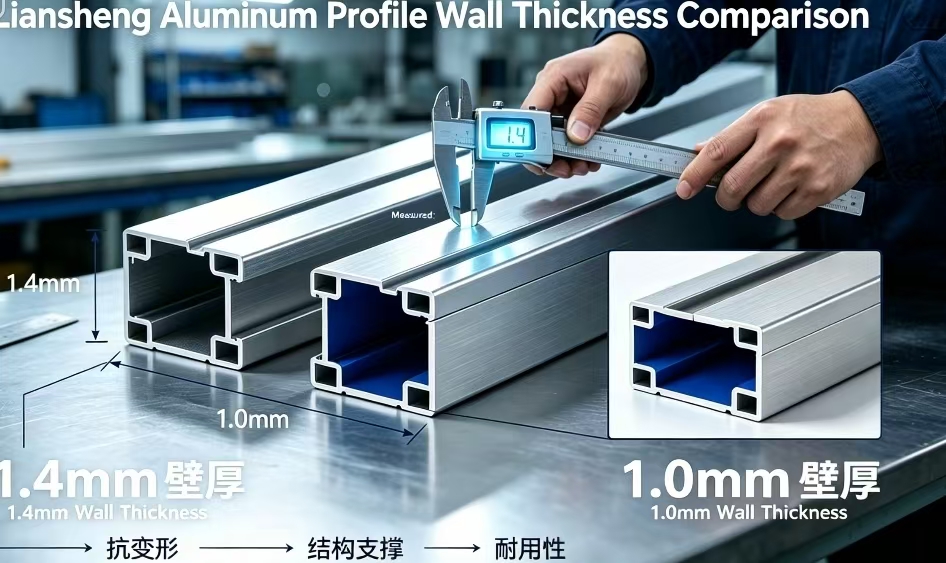 Les profils en alliage d'aluminium ne rétrécissent pas