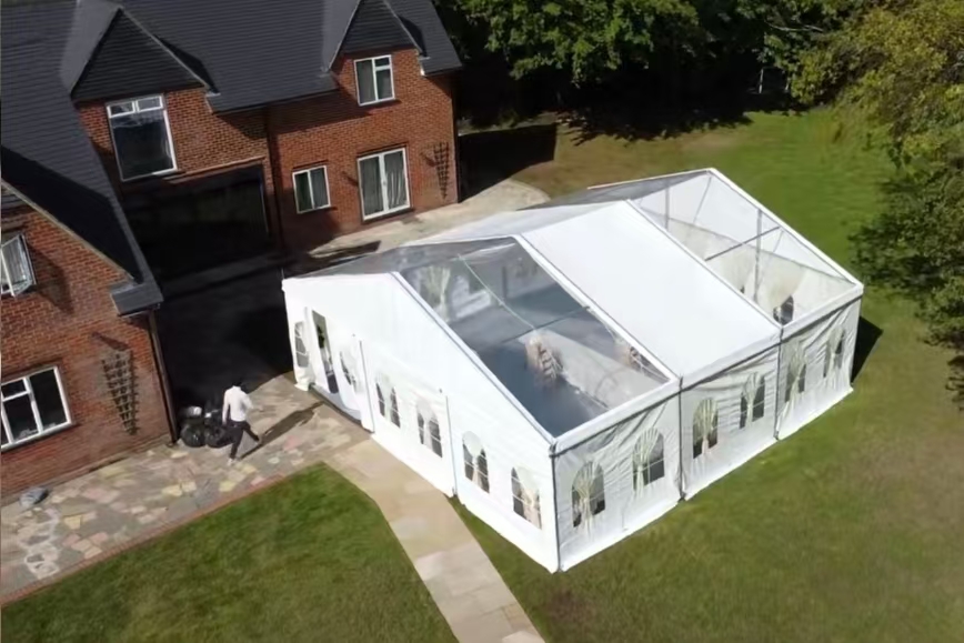 Tente résistante de chapiteau de PVC de cadre en aluminium pour l'événement extérieur de mariage d'entrepôt