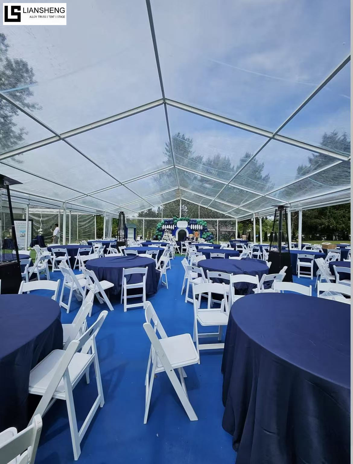 Tente transparente – Structure claire et élégante pour événements de luxe